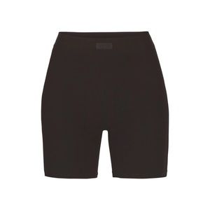 SKIMS Black Cotton Rib Boxers